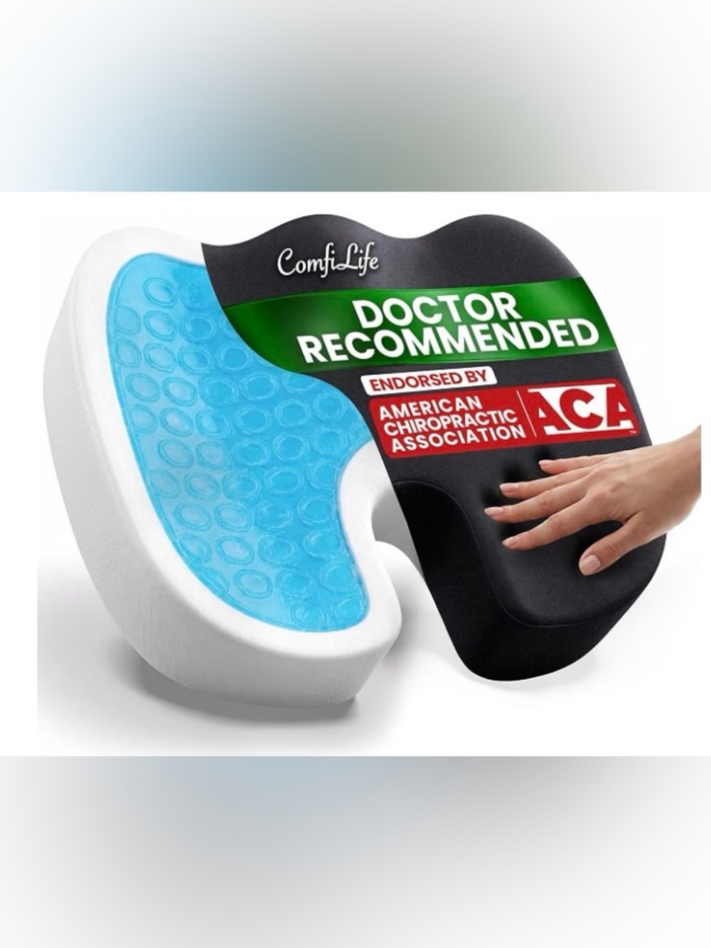 ComfiLife premium gel and memory foam cushion